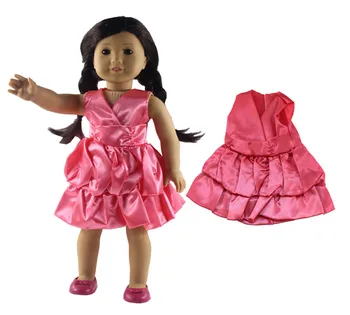  1 ПРЕДМЕТ стоп-моушън Облекло за 18 инча Американската Кукла Ръчно изработени Студентски Облекло X51