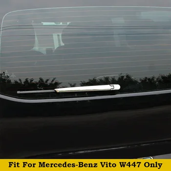  2 БР. Сребро Ярък Стил на Екстериора За Mercedes-Benz Vito W447 2014-2018 ABS Капак на Чистачките на задното стъкло Тапицерия