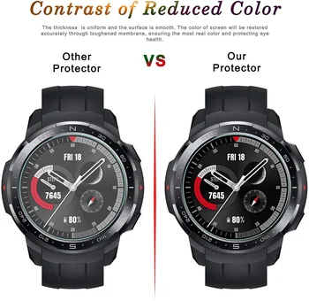  2 бр. Защитно Фолио За Huawei Honor Watch GS Pro Смарт Часовници С Пълно Покритие Протектор на Екрана, За да Honor Watch GS Pro Закалено Стъкло