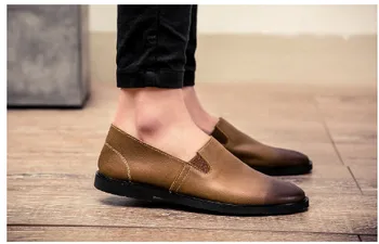  2 нова мъжки обувки корейската версия на тренд мъжки ежедневни обувки, дишаща обувки, мъжки обувки Q4M109