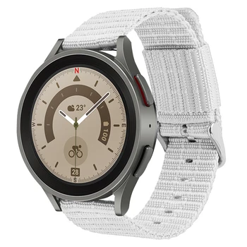  20 мм За samsung Galaxy watch 5/4 40 мм 44 мм Galaxy watch 5pro каишка на часовника 45 мм 4 класически 46 мм 42 мм 3 41 мм мек спортен найлонов ремък