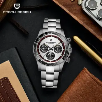  2022 PAGANI дизайн на Нови Кварцов часовник Сапфир от неръждаема стомана 100 м водоустойчив часовник луксозни Бизнес часовници Reloj Hombre