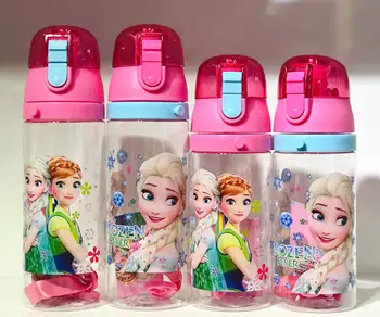  450 МЛ-600 МЛ Disney Замразени Елза детска бутилка за вода момиче момче чаша карикатура чаша