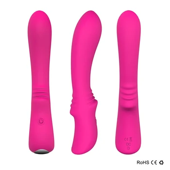 9 Режим на Вибриращ Масажор За Вагината Вибратори USB Зареждане Водоустойчив G Spot Оргазъм чрез Стимулиране на Зърната на гърдите Секс Вибратори за Жени Момиче