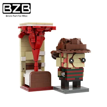  BZB MOC 46943 Филм на Ужасите Убиец Brickheadz Творчески Cartoony Герой Градивен елемент на Модел Детски Играчки САМ Тухлени Детайли най-Добрият Подарък