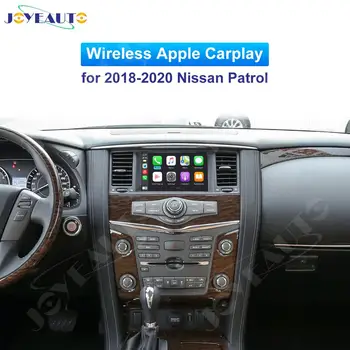  JoyeAuto OEM Безжична Apple CarPlay за Nissan Patrol 2018-2020 Безжичен Android Авто iOS Огледален Възпроизвеждане на Колата Поддръжка на Задната Камера