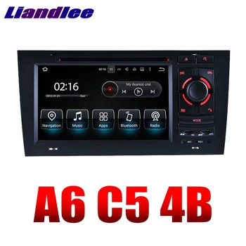  Liandlee Автомобилен Мултимедиен Плеър NAVI За Audi A6 4B, C5 1997 ~ 2004 Точков Сензорен Екран Система за Радио-ТЕЛЕВИЗИОННИ Стерео DVD GPS Навигация