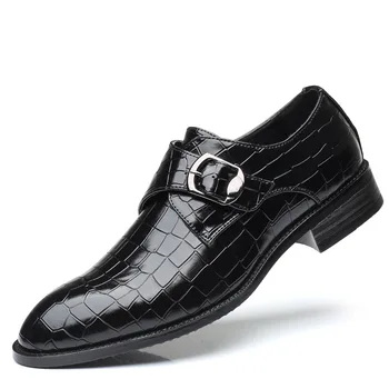  Mazefeng/Нови Модни Кожени модела обувки, Мъжки обувки за официални бизнес ежедневни обувки, Джентльменская официалната обувки за Сватбени партита
