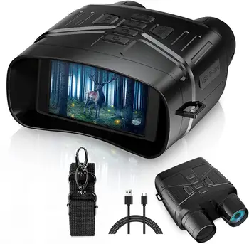  Nv4000 4k HD Нощно Виждане Бинокъла 3-инчов Голям Екран С 5-кратно Цифрово Увеличение Инфрачервени Очила за Нощно Виждане