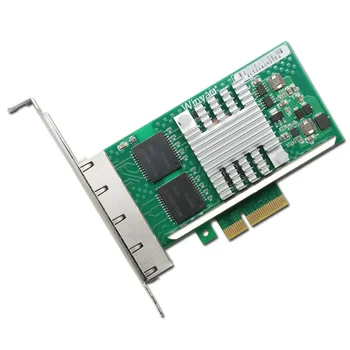  Winyao WYI350T4V2 RJ-45 PCI-E X4 Карта, мрежов адаптер Gigabit Ethernet NIC intelI350-T4 I350T4