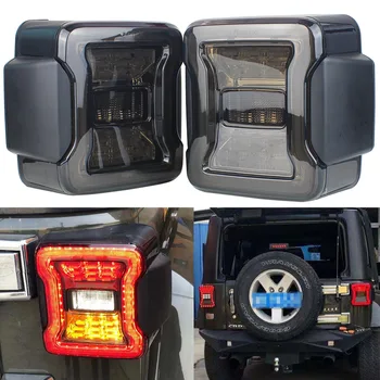  Авто Лампа в Събирането на Led Задна Светлина За Jeep Wrangler JK 2007-2017 2016 Задните Светлини Спирачка Задна светлина Дневни Светлини
