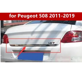  Автомобилен стайлинг, с висококачествено покритие на багажника от неръждаема стомана, тампон на вратата, накладки за Peugeot 508 2011-2019, Автомобилни аксесоари