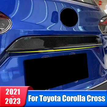  Автомобилна Задната част на Капака на Багажника, Тампон На Задния Капак на Багажника, Накладки За Toyota Corolla Cross XG10 2021 2022 2023 Хибридни Аксесоари