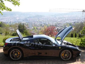  Автомобилни Аксесоари От Въглеродни влакна OEM Стил Странични Прагове са Подходящи За 2015-2017 Ferrari F488 GTB & Spider Странични Прагове