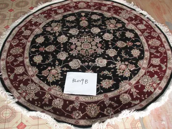  Безплатна доставка 5 'X5' през Цялата Ръчно плетени 160 Линия Вълна Източен Персийски Килим, ръчно изработени персийски килим