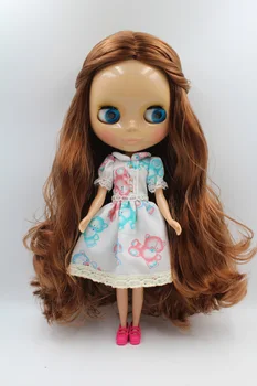  Безплатна доставка, промоция, RBL-321, направи си сам, гол кукла блайт tait, подарък за рожден ден за момиче, 4 цвята, кукла с големи очи, с красиви коса, сладка играчка