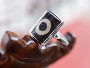  Бижута joyas de plata 925 mujer пръстен женски anello uomo универсална тибетски стара топчета дзи anillos дизайн в реално време С подарък кутия
