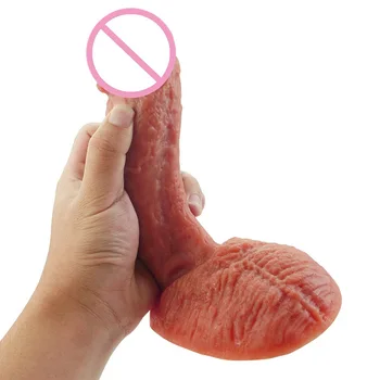  Двупластова течна издънка силиконов пенис женски мастурбатор двойка на секс играчки