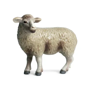  Детска имитативната твердотельная модел е Свят на Дивата природа Играчки, бижута ръчна изработка Мериносовые овце ферма за овце, домашни птици