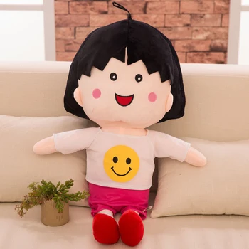 Детски Плюшени Играчки сладък Chibi Маруко момиче, Подарък За Рожден Ден на детски карикатура на човек Меки Играчки