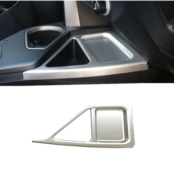  За Toyota RAV4 2016 2017 2018 1 бр. автомобилен кутия За съхранение на кутията декоративна украса ABS Хромирана предна тампон лампа панел чаша за съхранение