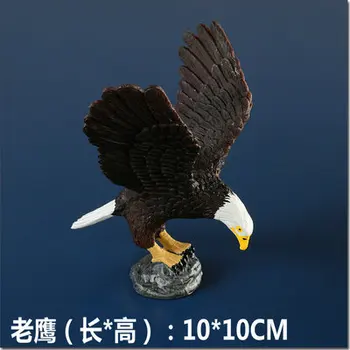  Кон ръчно изработени бухал папагал модел, животно, играчка кукла украса птица птица моделиране украса стил статуя