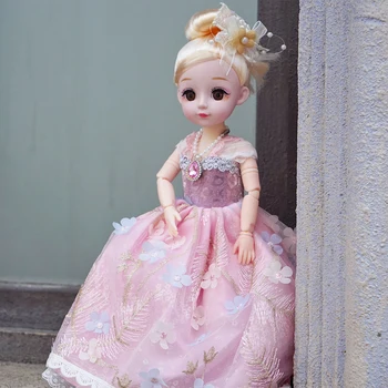  Модел Кукли BJD Свалящ се Модни Дрехи 32 см, Очите, Обувки, Аксесоари За облекло, Екшън Кукли За Тялото, Подарък За Рожден Ден За Момичета