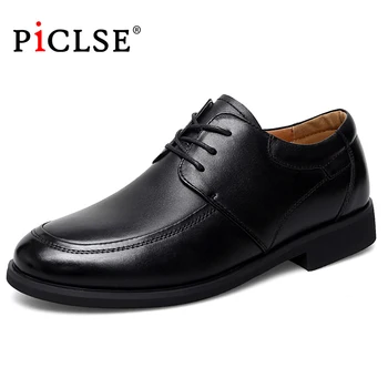  Модерен бизнес обувки, официалната обувки от естествена кожа, мъжки модел обувки, класически сватбени обувки, мъжки oxfords, zapatos de hombre