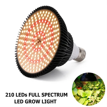  Нова Led Лампа За Отглеждане на 150 W 210 Светодиоди, Топла Лампа За Отглеждане на Растения с Пълен набор от, Led Лампа За Отглеждане на Цветя В Помещението