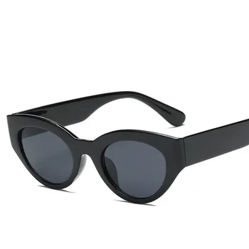  Новата Тенденция на Личността Котешко Око Слънчеви Очила Малка Черна Рамки слънчеви очила Слънчеви Очила Дамски Модни UV400 Очила 2021