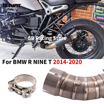  Слипоны За BMW R NINE T RNINET 2014-2019 2020 Мотоциклет Изпускателната Escape Мото на Промяна на Титан Сплав 60 мм Средната Свързваща Тръба
