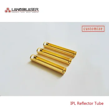  Тръби рефлектор със златно покритие IPL, материал на основата: мед / всеки размер може да бъде индивидуално / MQO: 10 бр.