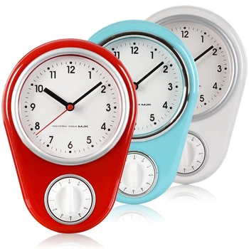  Часовник таймер за обратно отброяване кулинарни часове креативна кухня в 3 цвята 22,5x16 см