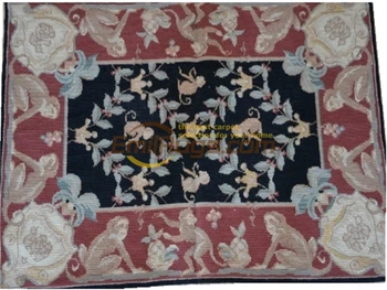  килим европейския обюссон килими за бродерия пиано килим, ръчно изработени вълнени килими килим на цветя